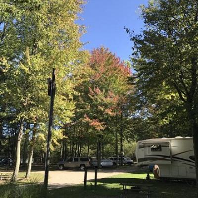 RV Campsite at the Campground